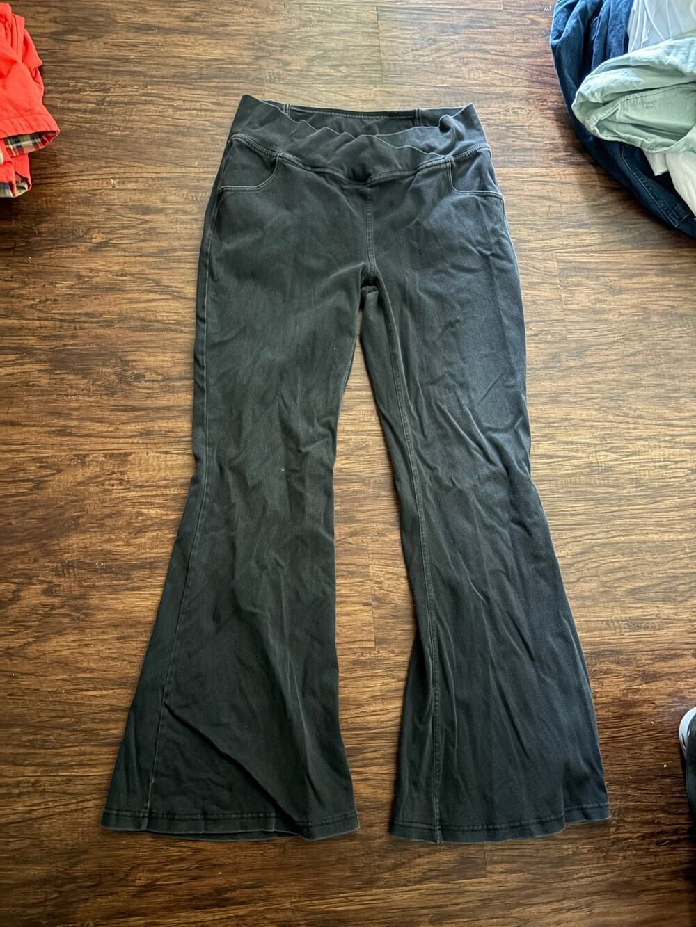 Halara womens xl tall black flair pants